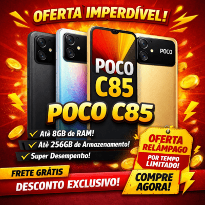 MEGA PROMOÇÃO DE CELULARES POCO C85 - Preços muito baixos - Confira