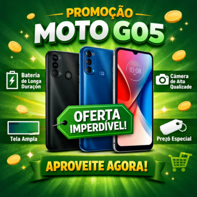 MEGA PROMOÇÃO DE MOTO G05 - Preços a partir de R$ 599,00 - Confira